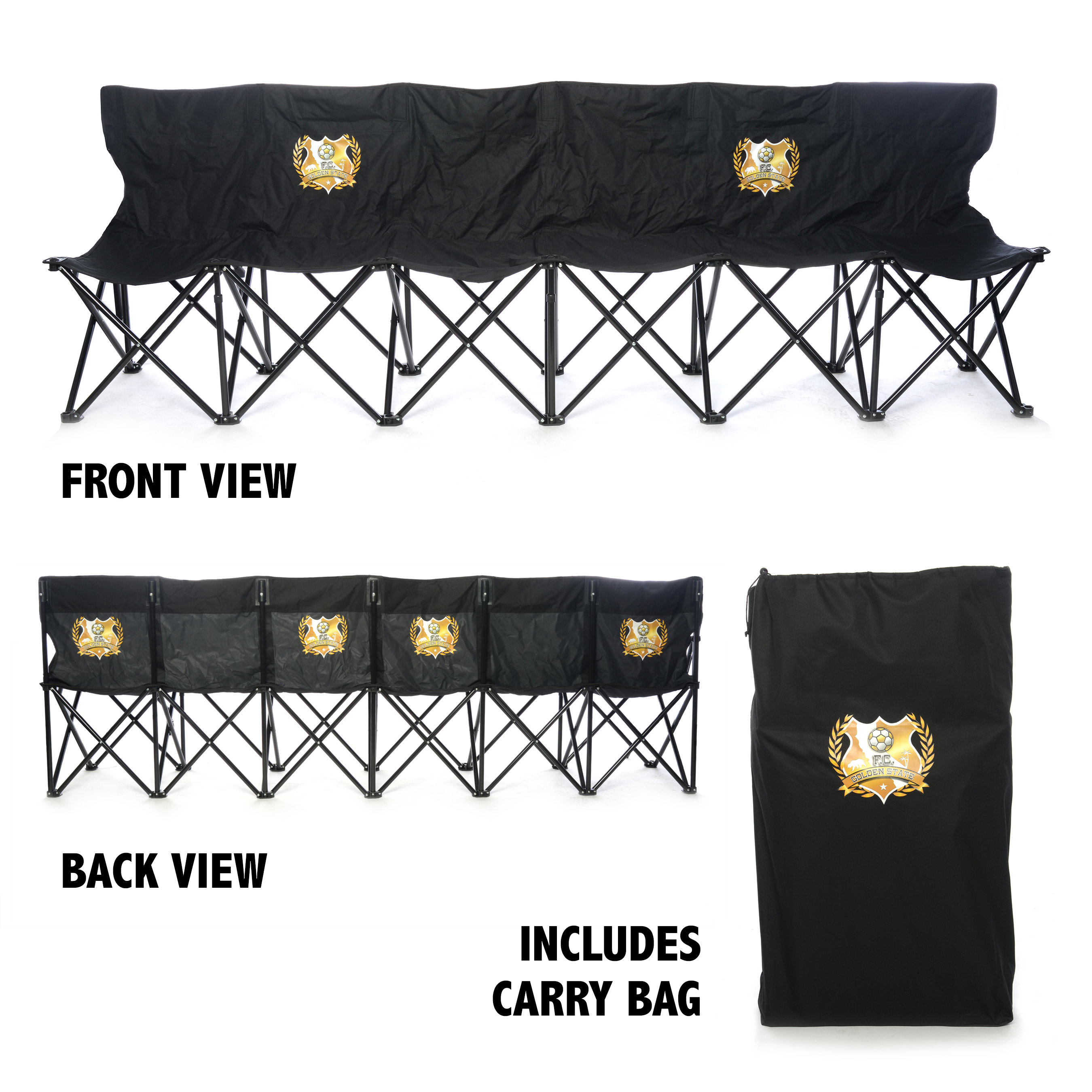 F.C. Golden State 6-Seat Bench