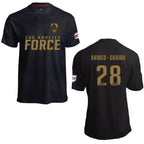 LA Force Britannia Game Jersey Black/Gold - With Player Name and Number
