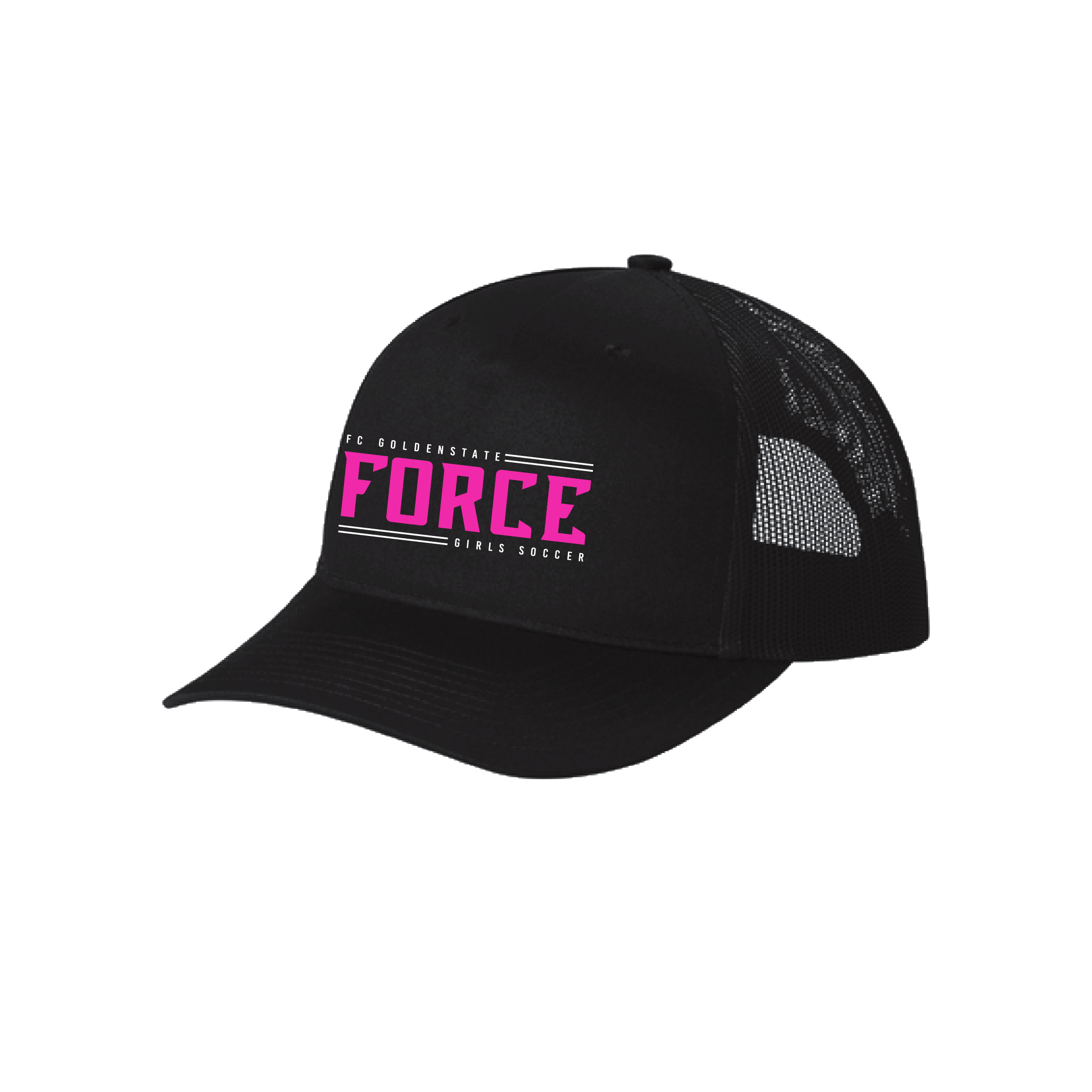 FCGS Black/Pink Trucker Hat (Unisex)