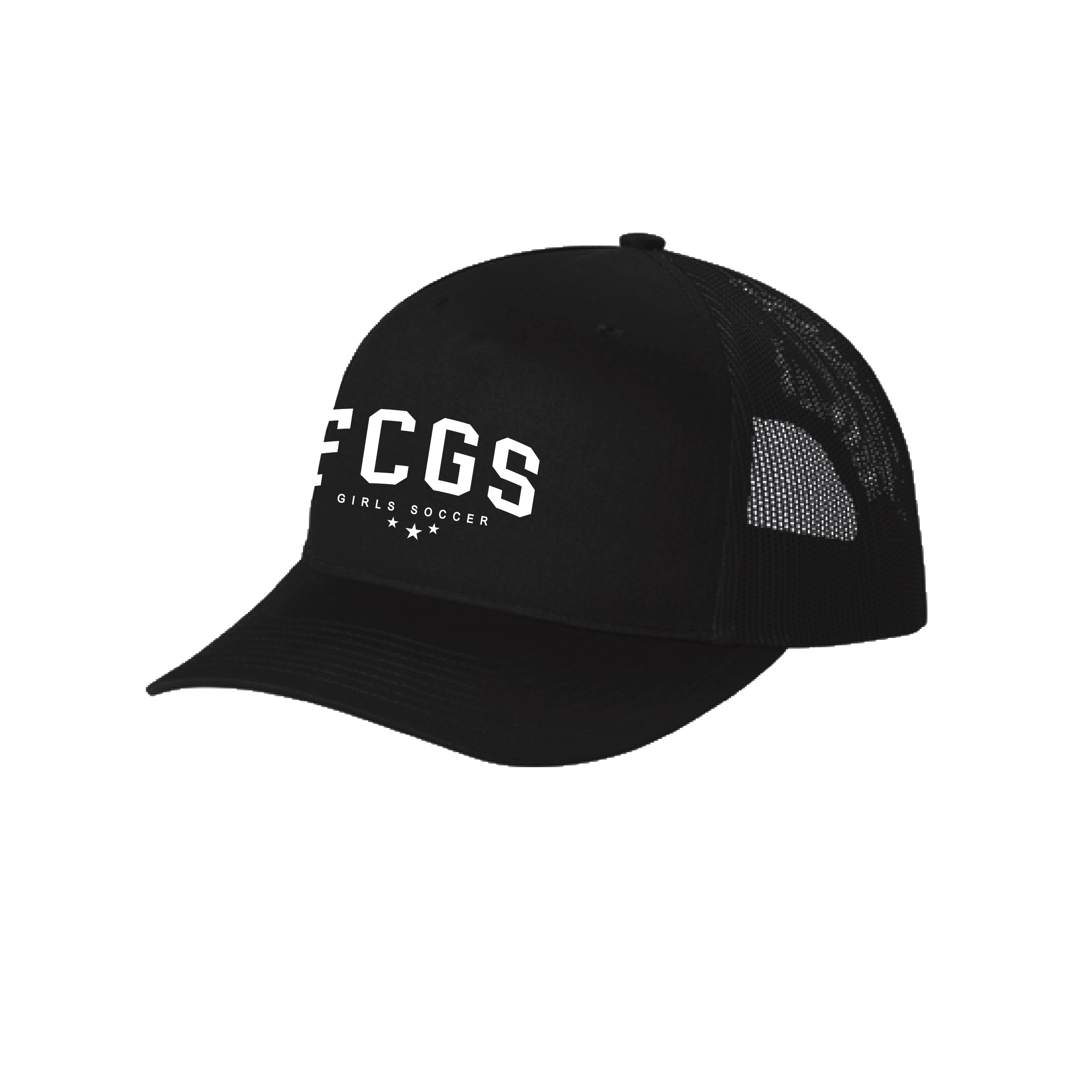 FCGS Black/White Trucker Hat (Unisex)