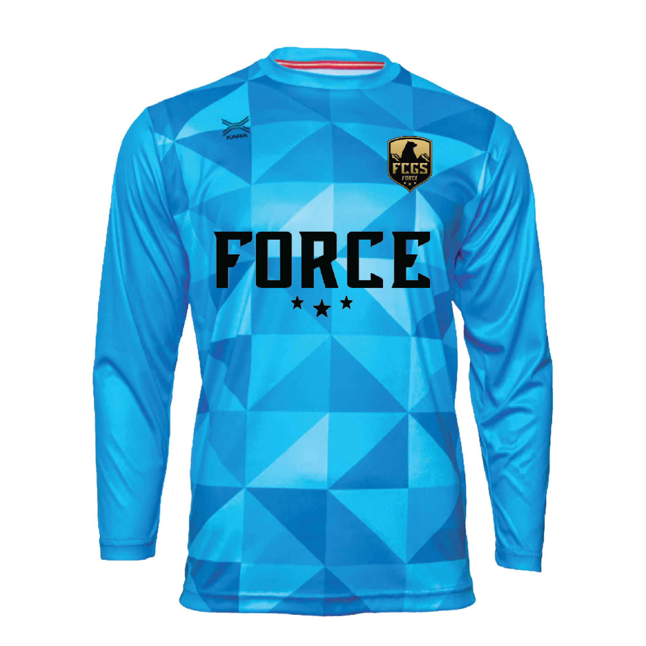 FCGS Force Goalkeeper Jersey - With Number Columbia Blue