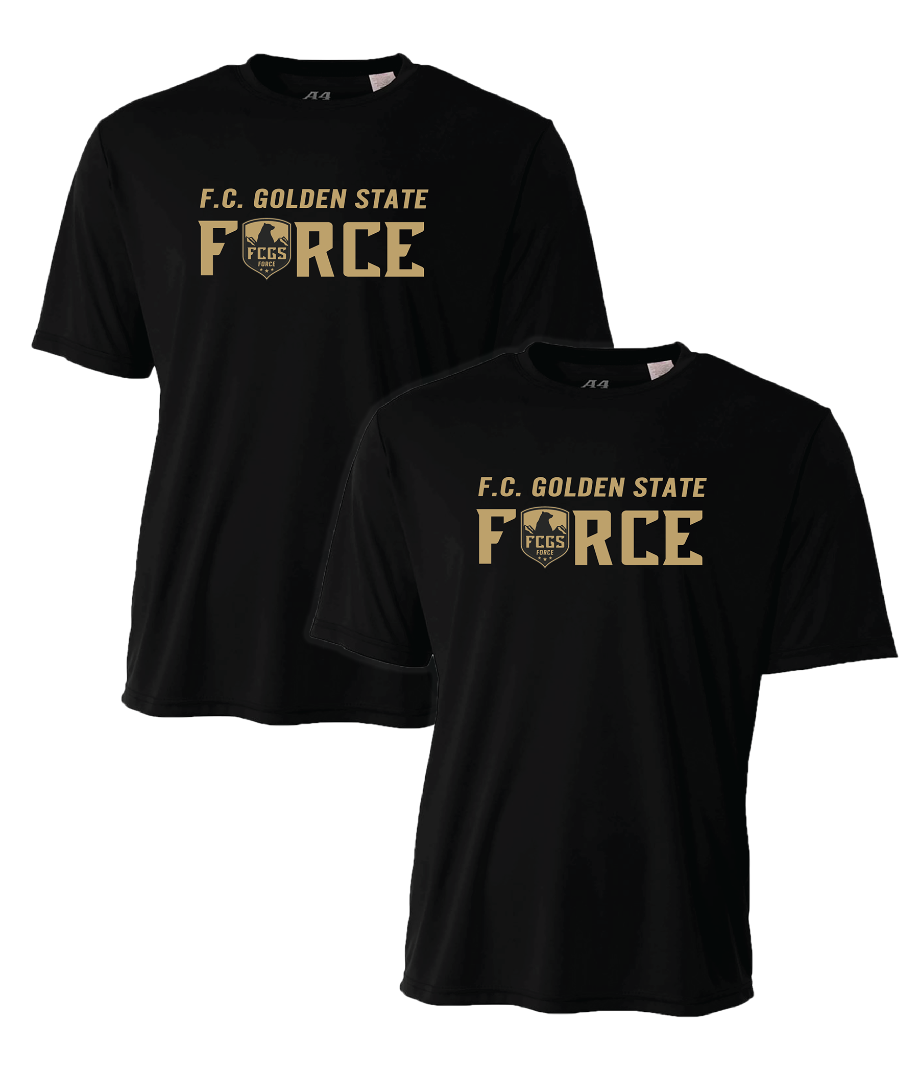 FCGS Force Black Performance Tee Blank