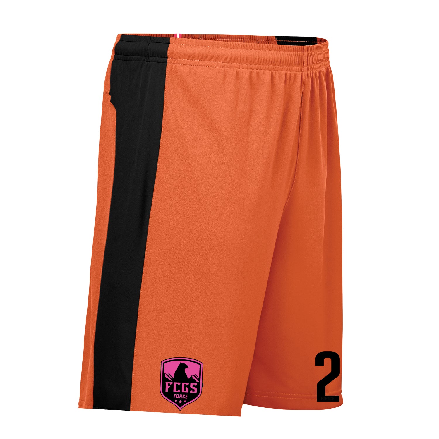 FCGS Force Unisex Orange Goal Keeper Shorts