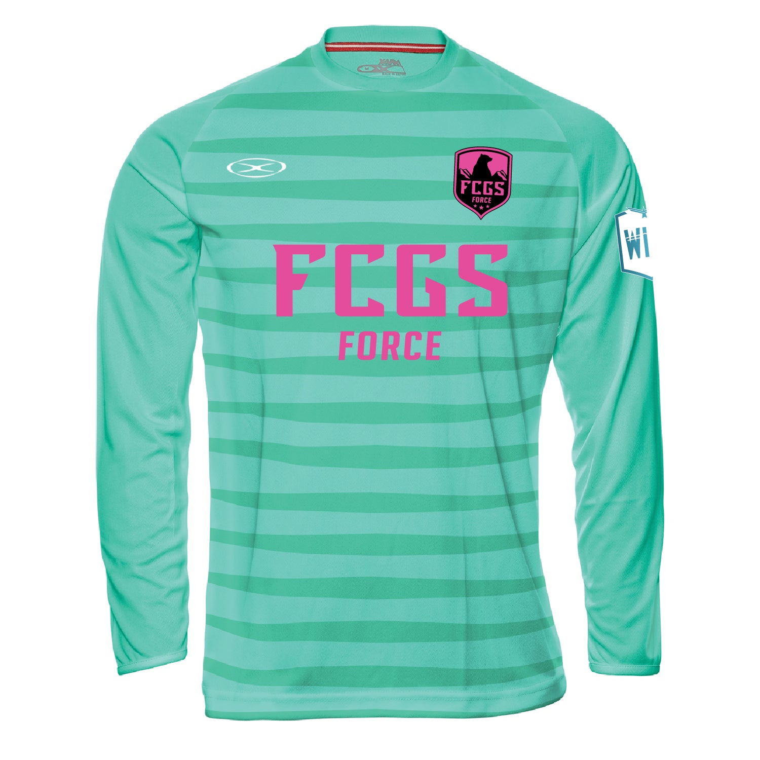 FCGS Force Unisex Goalkeeper Jersey Seafoam - With Number
