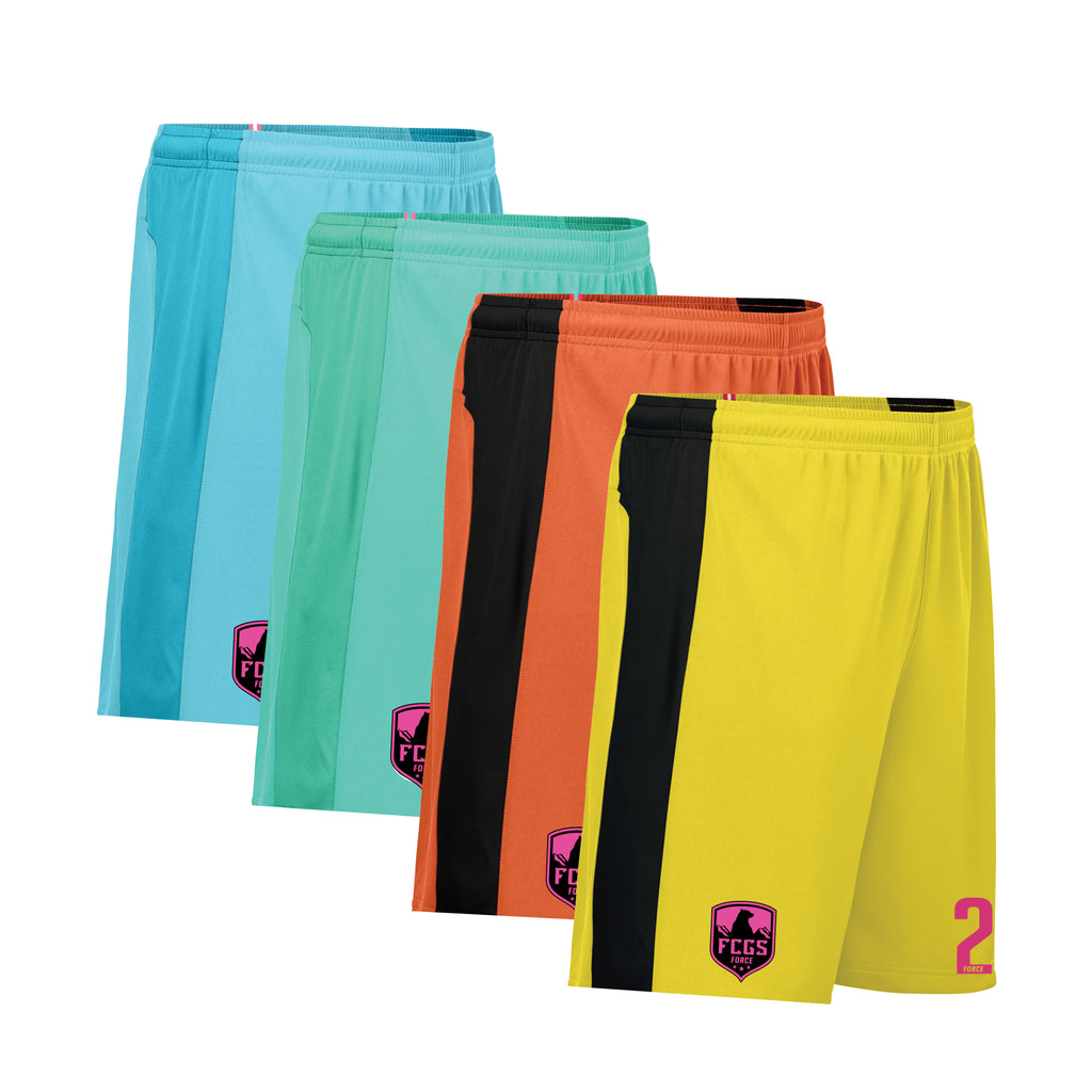 FCGS Force Unisex Goal Keeper Shorts- Select 1st Color