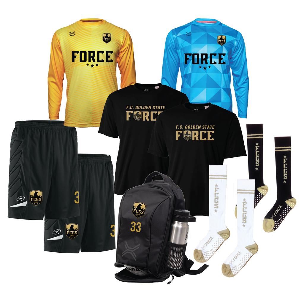 FCGS Force - Goalkeeper Uniform Pack $298 - Sizes Youth-Adult