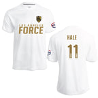 LA Force Britannia Game Jersey White/Gold  - With Player Name and Number