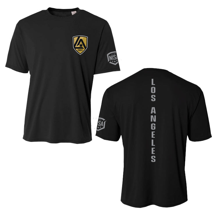 LA Force Cotton Tee Black D7