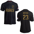 LA Force Britannia Game Jersey Black/Gold - With Player Name and Number