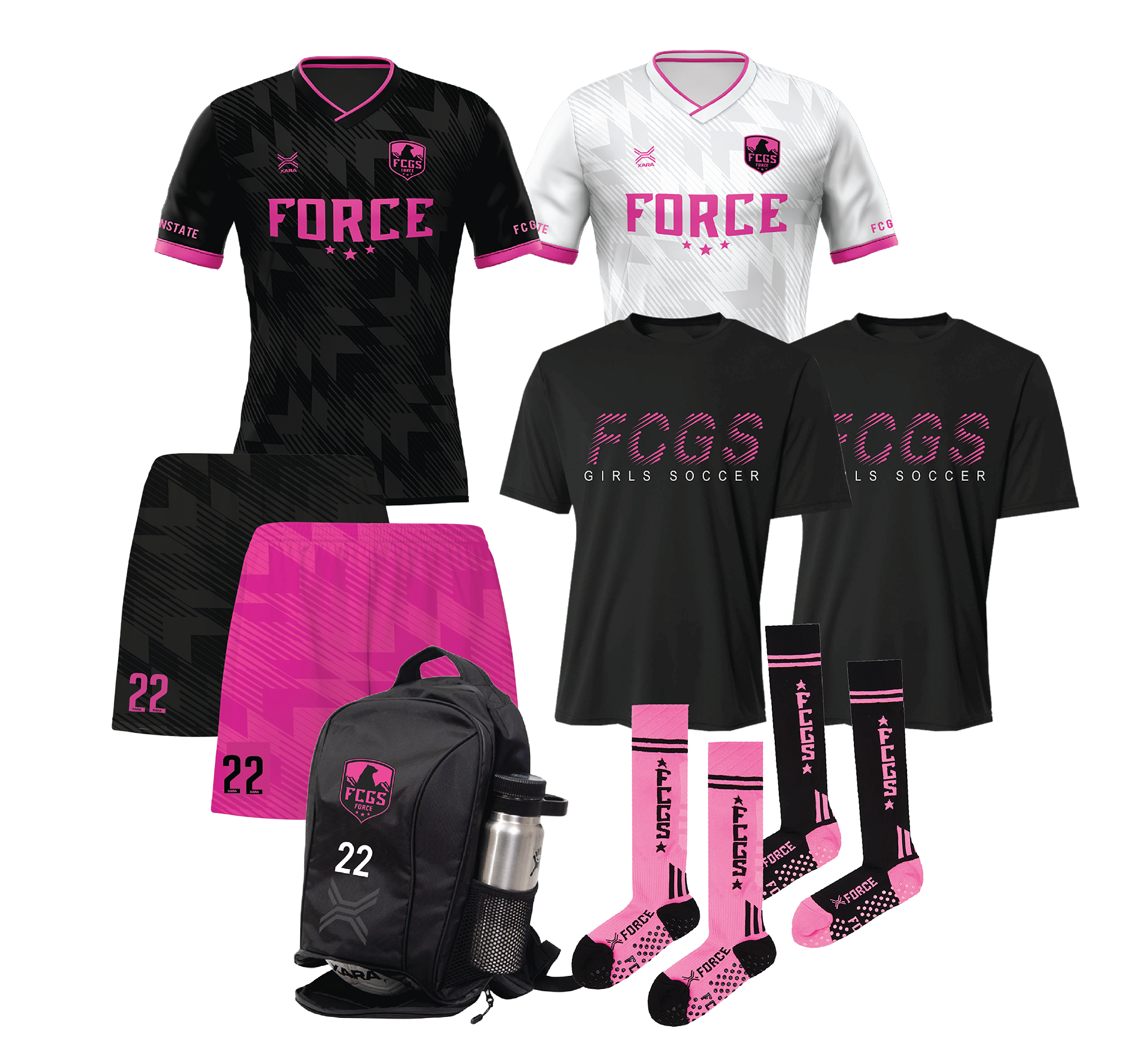 2026 FCGS Force Girls - Uniform Pack $314.93 - Sizes Youth-Adult