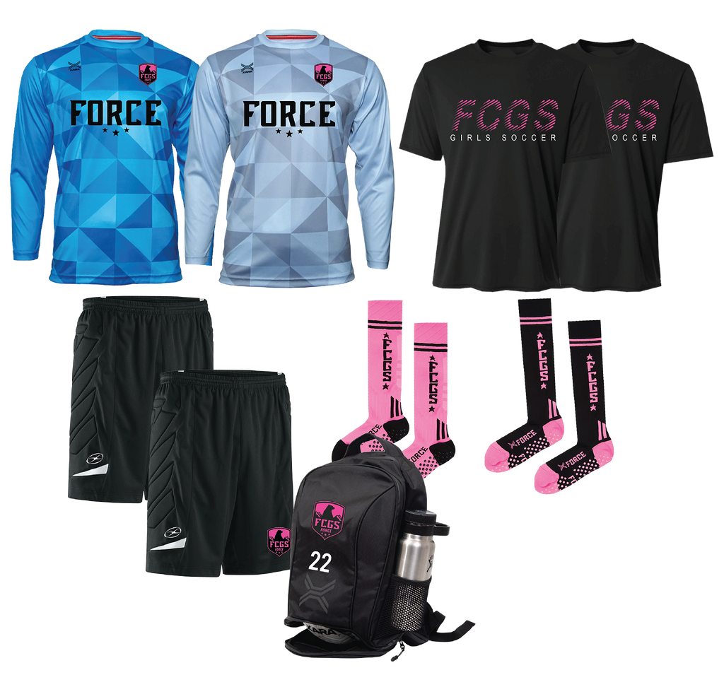 2026 FCGS Force Unisex - GK Uniform Pack $314.93 - Sizes Youth-Adult