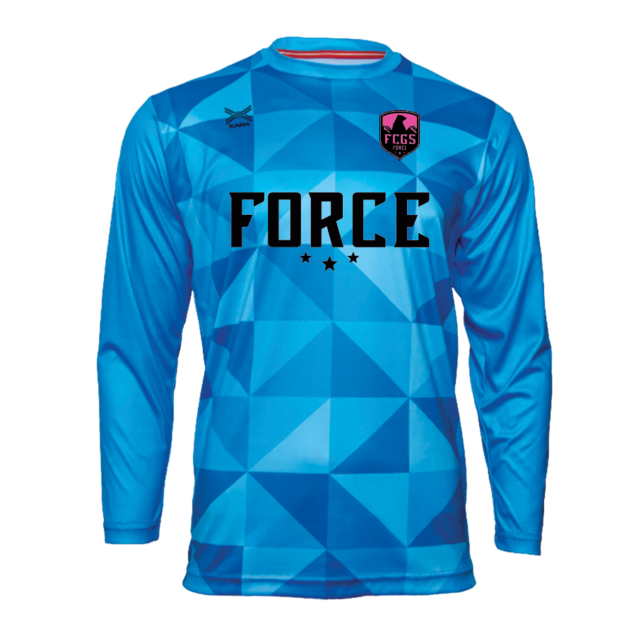 2026 FCGS Force Unisex Goalkeeper Jersey Blue - With Number