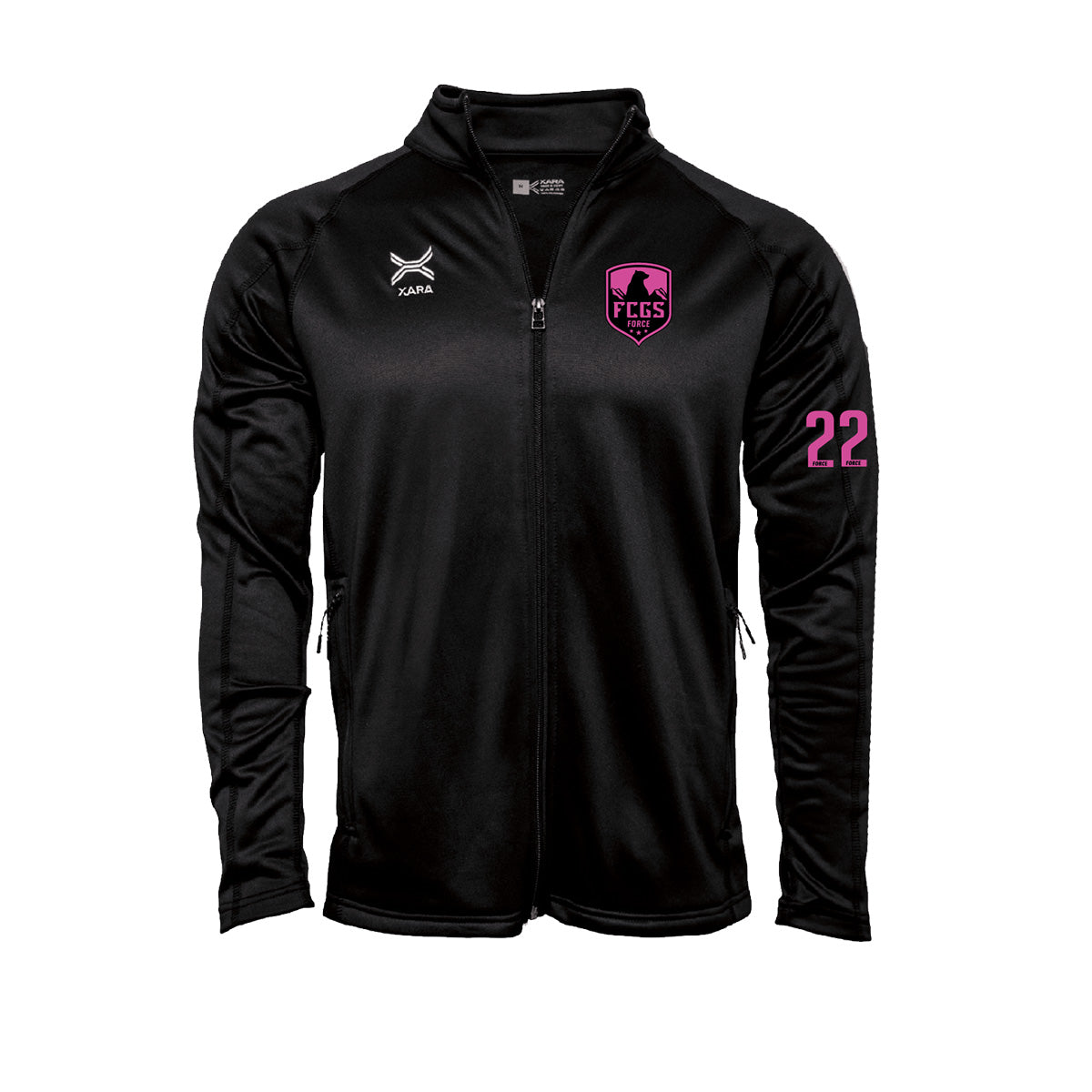 FCGS Force Girls Game St. James Jacket Pink/Black - With Number