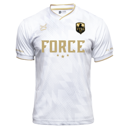 FCGS Force Game Jersey White/Gold - With Number