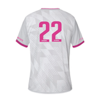 2026 FCGS Force Girls Game Jersey White/Pink- With Number