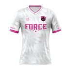 2026 FCGS Force Girls Game Jersey White/Pink- With Number
